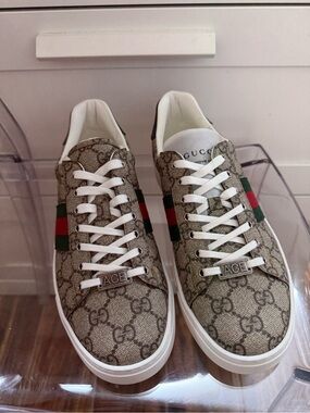 Gucci Ace Sneaker With Web
